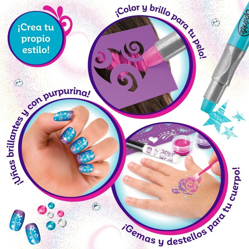 Disfraces Niños: Set de Belleza Cra-Z-Art Purpurina