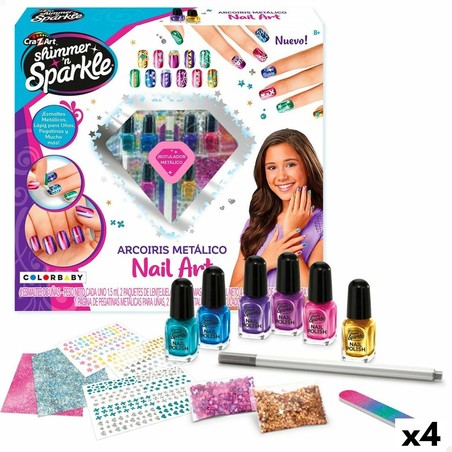 Set Belleza Infantil Uñas Cra-Z-Art Arcoíris Metálicas - Compra online en MegaJuguetes
