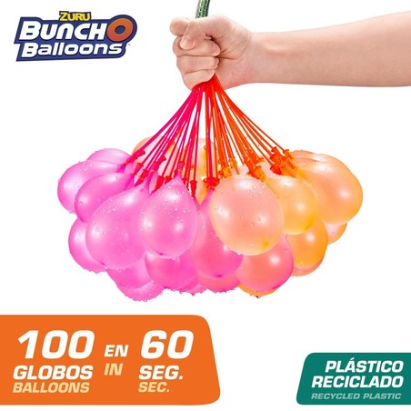 Juguetes Exterior Niños: Globos de Agua Zuru Bunch-o-Balloons 24 Unidades
