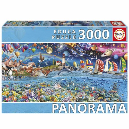 Puzzle 3000 piezas Educa Panorama de la Vida