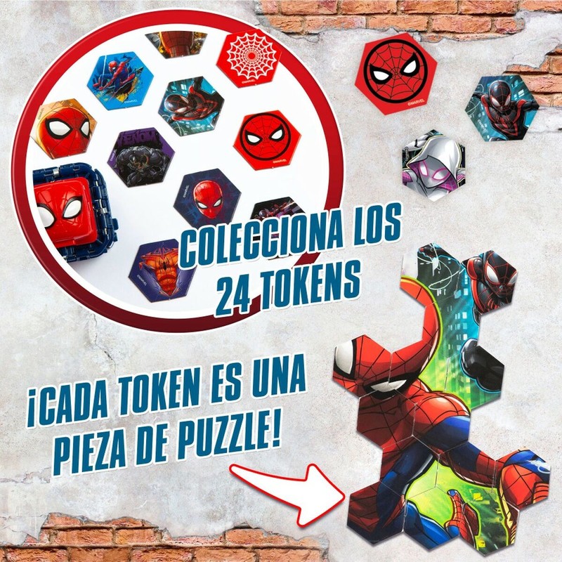 Juegos mesa niños: Spider-Man Battle Cubes de Habilidad (Pack 12 Unidades)