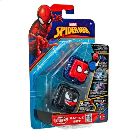 Juegos mesa niños: Spider-Man Battle Cubes de Habilidad (Pack 12 Unidades)