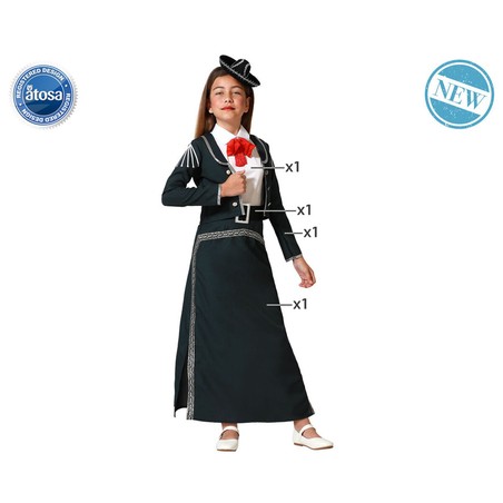 Disfraces Niños Mariachi Niña - Ideal para Fiestas