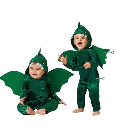 Disfraces Niños: Disfraz Bebé Dragón Verde - Compra online en MegaJuguetes