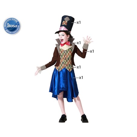 Disfraces Niños: Disfraz Sombrerera Loca Original