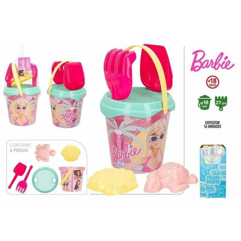 Juguetes Exterior Niños: Set de Playa Barbie 18cm