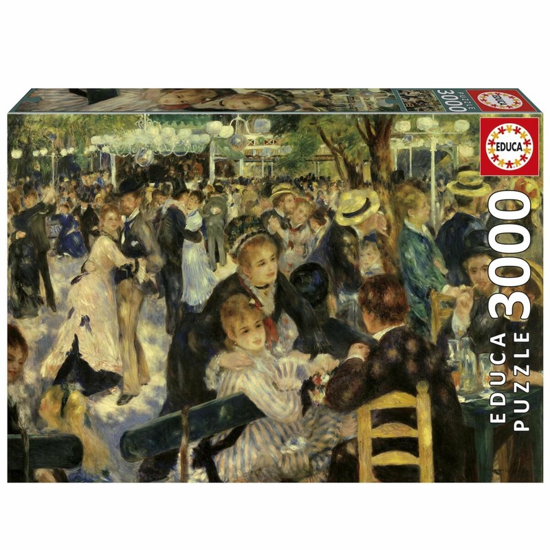Rompecabezas de 3000 piezas Baile en el Moulin de la Galette Educa