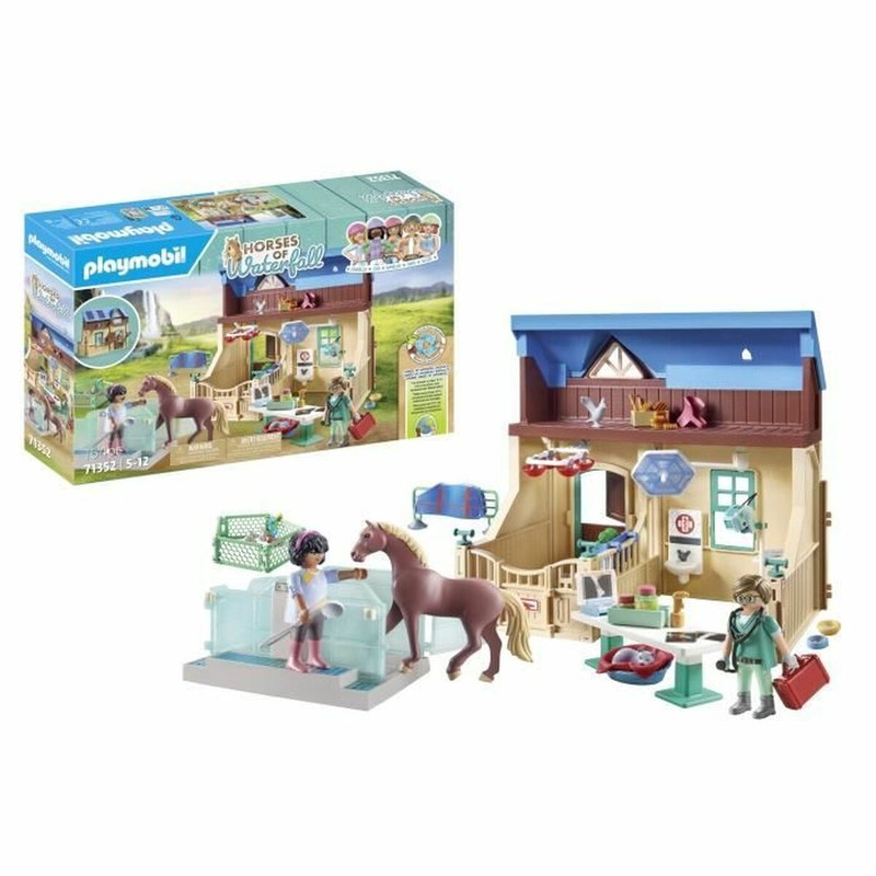 Playmobil Caballos Cascada 71352 - Playset Centro Veterinario