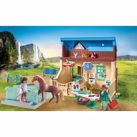 Playmobil Caballos Cascada 71352 - Playset Centro Veterinario