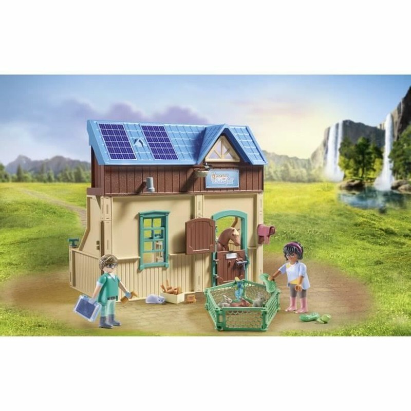 Playmobil Caballos Cascada 71352 - Playset Centro Veterinario