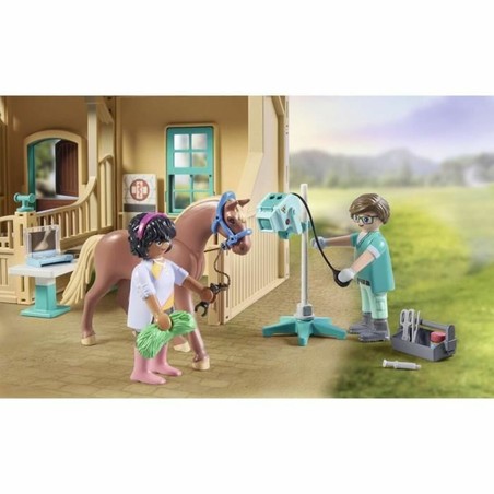 Playmobil Caballos Cascada 71352 - Playset Centro Veterinario