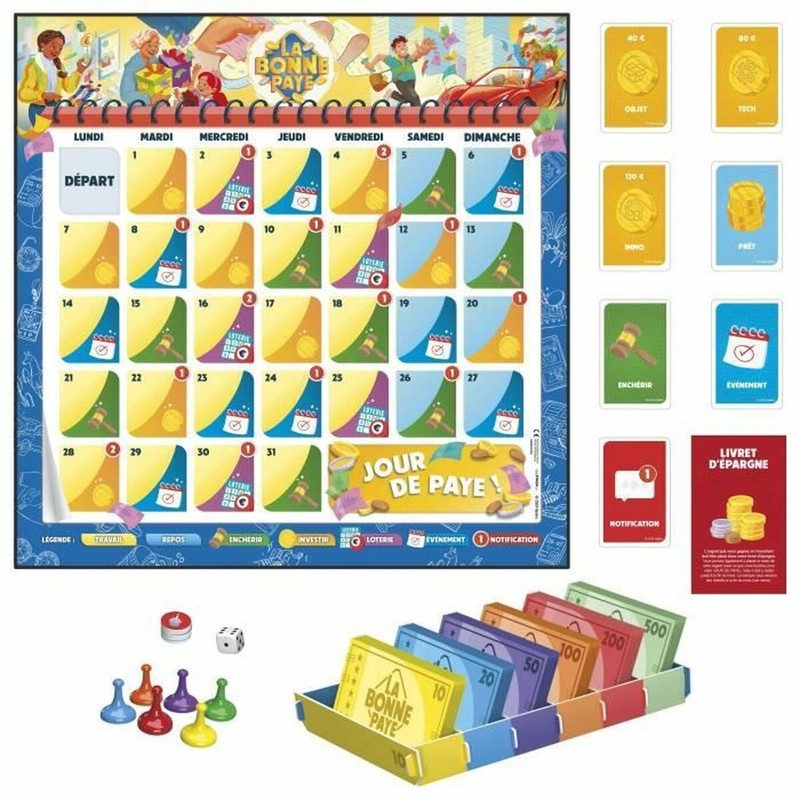 Juegos Mesa Niños Hasbro La Bonne Paye - Juego Educativo Familiar