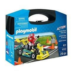Figuras Acción Niños Playset Go Kart Playmobil 9322 Maleta Piloto - Compra online en MegaJuguetes