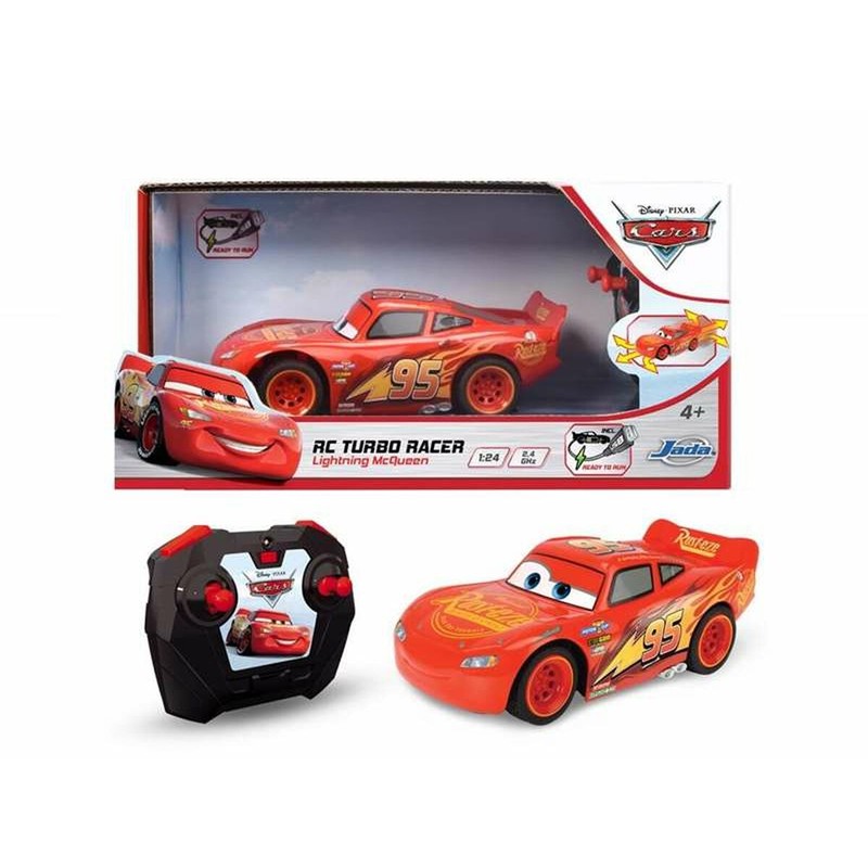 Coches Juguete Niños: Rayo McQueen Turbo Racer RC 1:24 - Compra online en MegaJuguetes