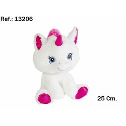 Peluches Niños Artesanía Beatriz Unicornio 25 cm - Compra online en MegaJuguetes 2