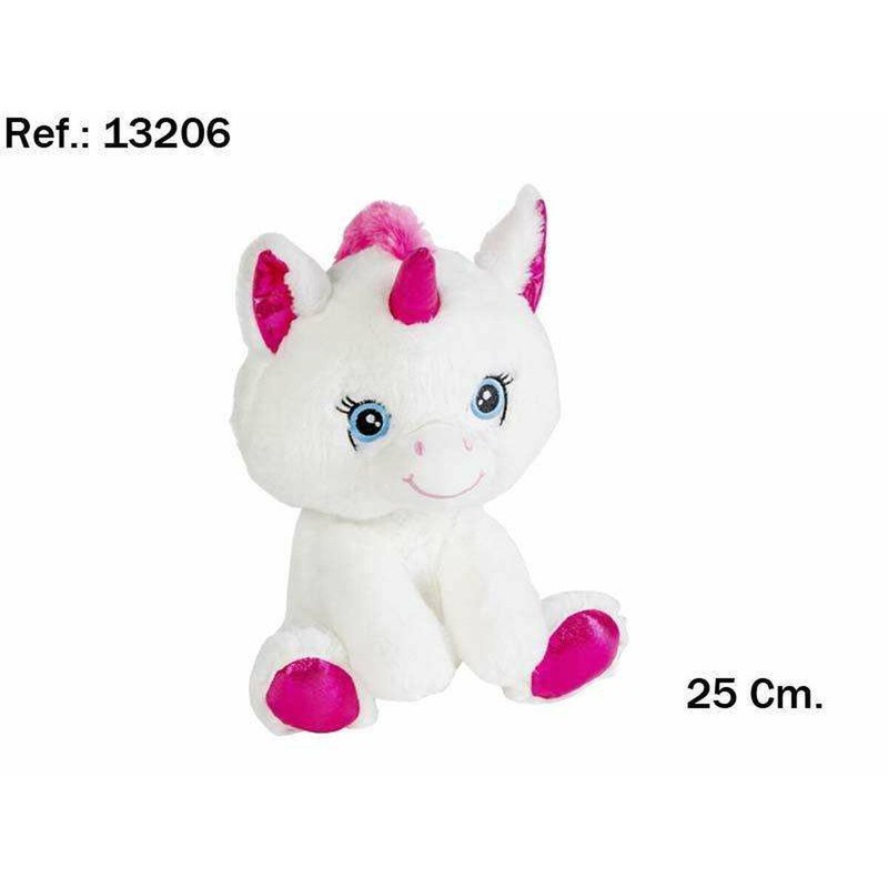 Peluches Niños Artesanía Beatriz Unicornio 25 cm