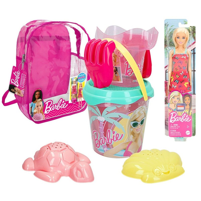 Juguetes Exterior Niños - Set Playa Barbie 8 Piezas - Compra online en MegaJuguetes
