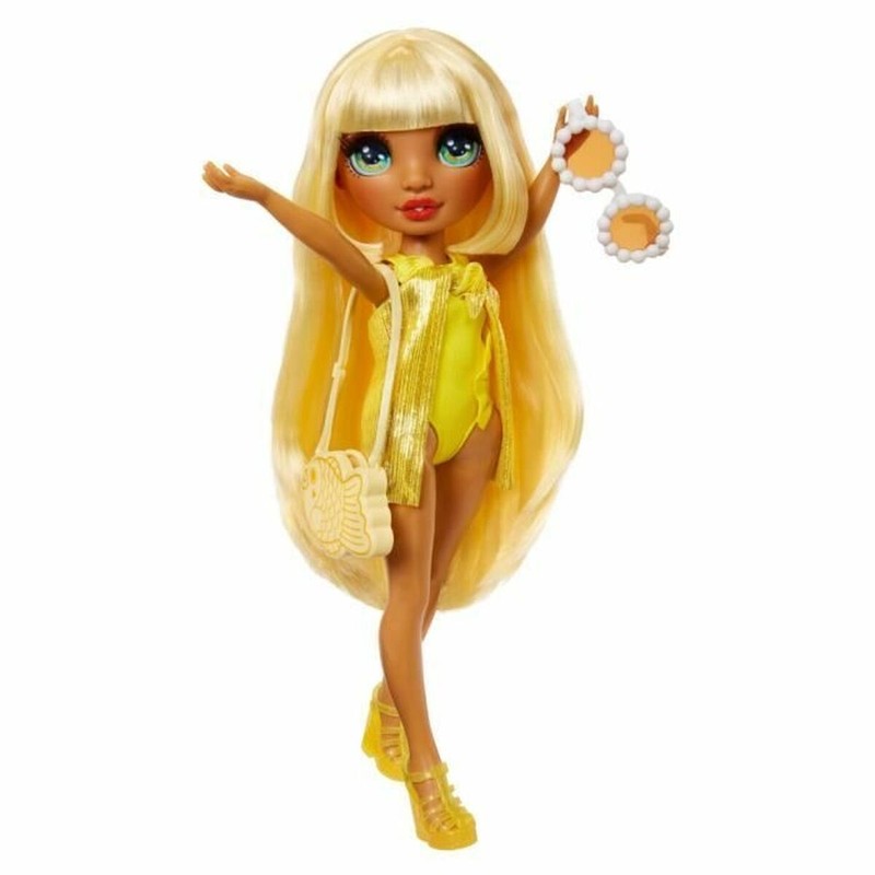 Muñecas Niñas Rainbow High Sunny Swim & Style Amarilla - Compra online en MegaJuguetes