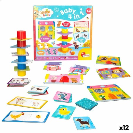 Puzzle Infantil Lisciani Carotina Baby Granja 4 en 1 - Compra online en MegaJuguetes