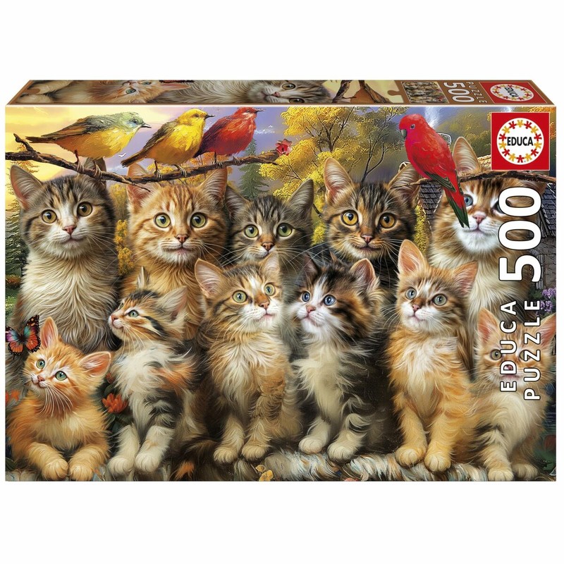 Desarrollo concentración niños con puzzle de animales