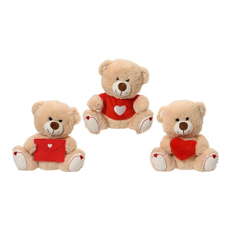 Peluches Niños: Oso de Peluche San Valentín EDM 15 cm - Compra online en MegaJuguetes