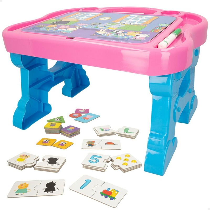 Juguetes Exterior Niños: Mesa Multijuegos Peppa Pig (6 Unidades)