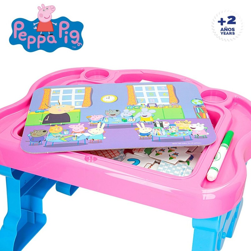 Juguetes Exterior Niños: Mesa Multijuegos Peppa Pig (6 Unidades)