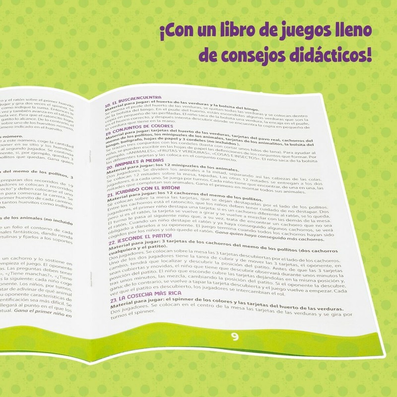 Juegos Mesa Niños Lisciani Giochi Carotina Baby 50 Juegos Educativos