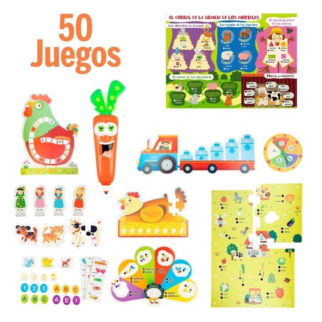 Juegos Mesa Niños Lisciani Giochi Carotina Baby 50 Juegos Educativos