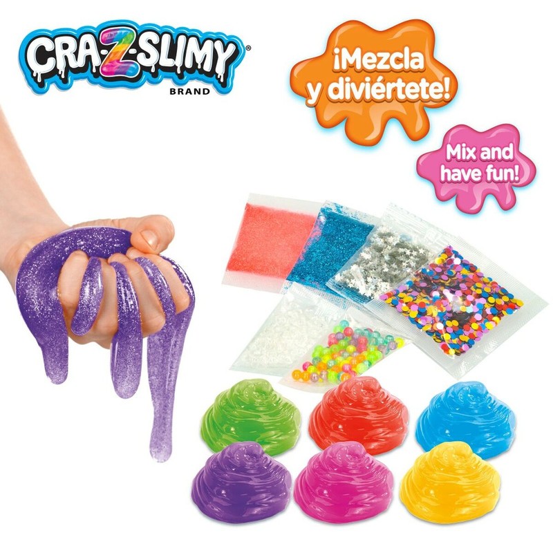 Manualidades Niños: Juego de Plastilina Cra-Z-Art Bold&Brights Slime (6 Unidades)