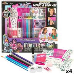 Manualidades Niños: Estudio de Moda Monster High con Tatuajes Temporales - Compra online en MegaJuguetes