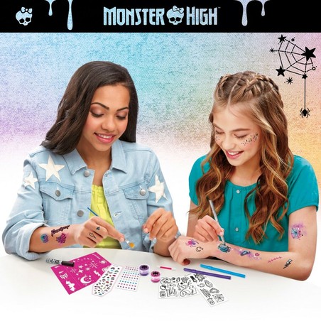 Manualidades Niños: Estudio de Moda Monster High con Tatuajes Temporales