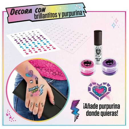 Manualidades Niños: Estudio de Moda Monster High con Tatuajes Temporales