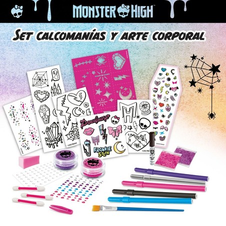 Manualidades Niños: Estudio de Moda Monster High con Tatuajes Temporales