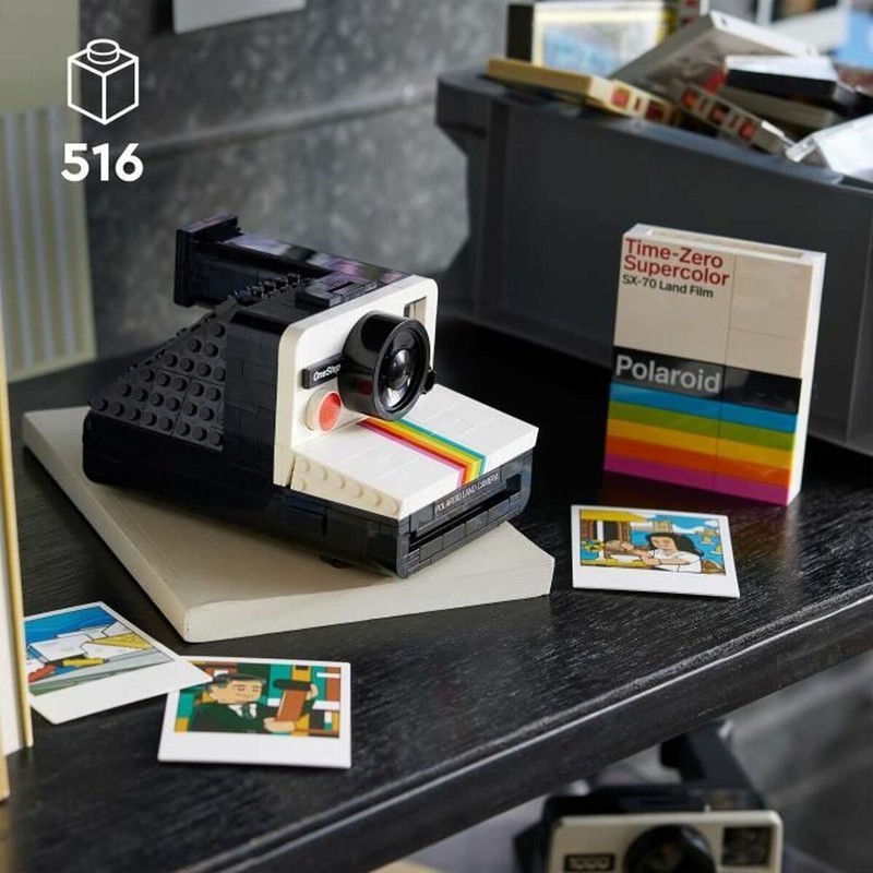 Lego Cámara Polaroid OneStep SX-70 para Coleccionistas