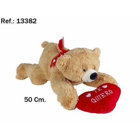 Peluches Niños Artesanía Beatriz Oso Te Quiero 50 cm
