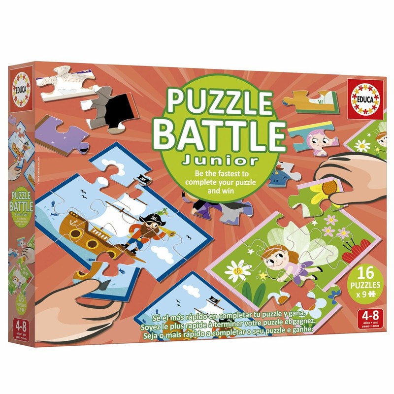 Piezas del puzzle Educa en preparación para el montaje