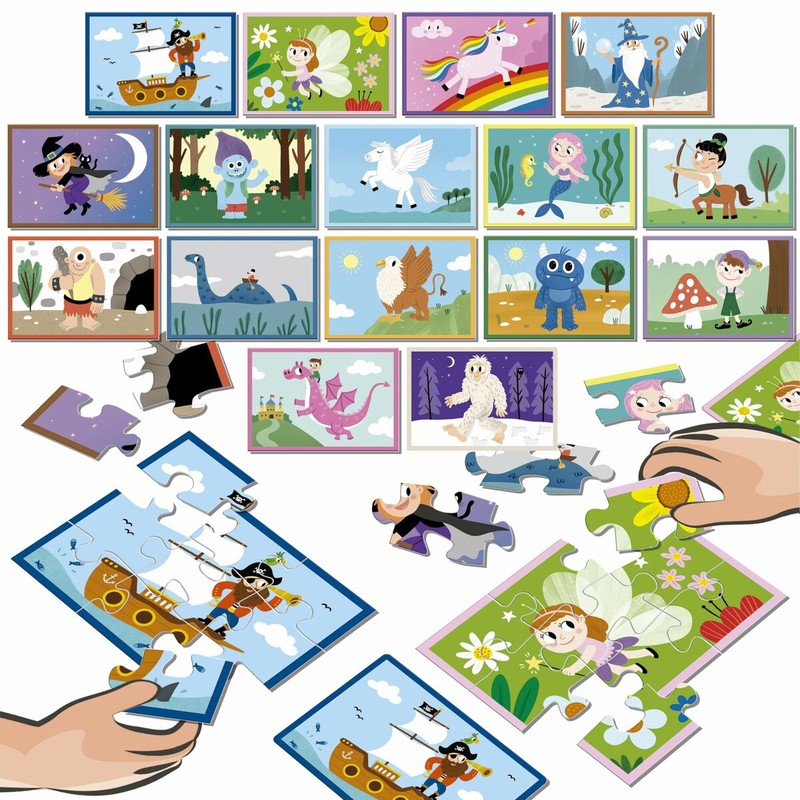 Vista de cerca de la textura del puzzle cartón resistente