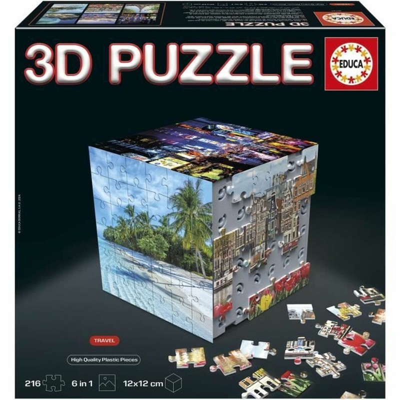 Puzzle 3D Niños Educa 216 piezas