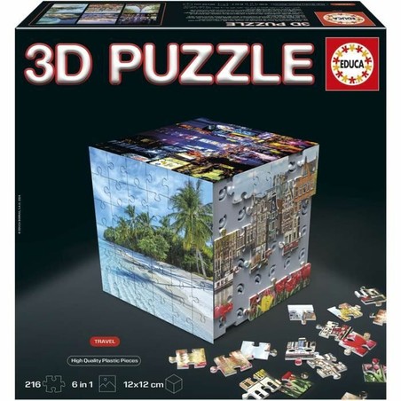 Puzzle 3D Niños Educa 216 piezas