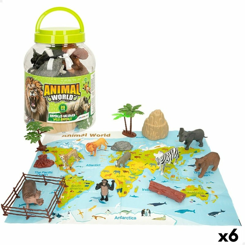 Figuras Acción Niños Colorbaby: Set de Animales de la Jungla 19 Piezas - Compra online en MegaJuguetes