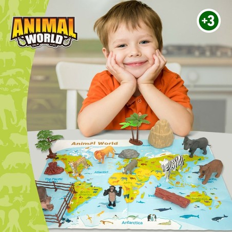 Figuras Acción Niños Colorbaby: Set de Animales de la Jungla 19 Piezas