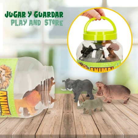 Figuras Acción Niños Colorbaby: Set de Animales de la Jungla 19 Piezas