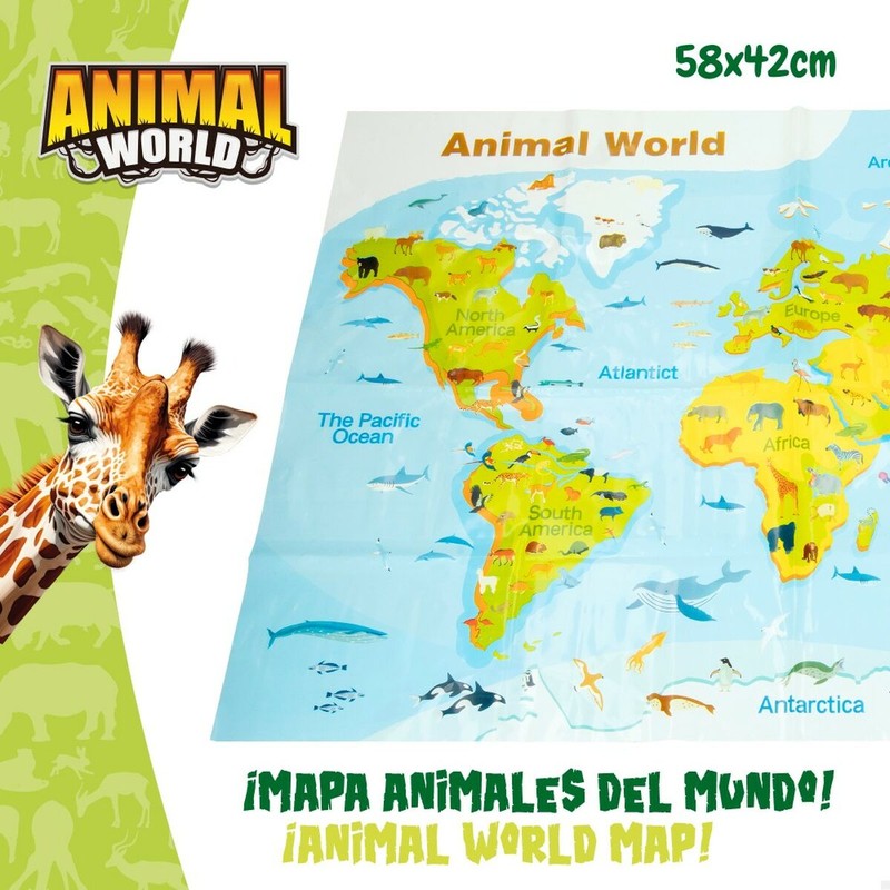 Figuras Acción Niños Colorbaby: Set de Animales de la Jungla 19 Piezas