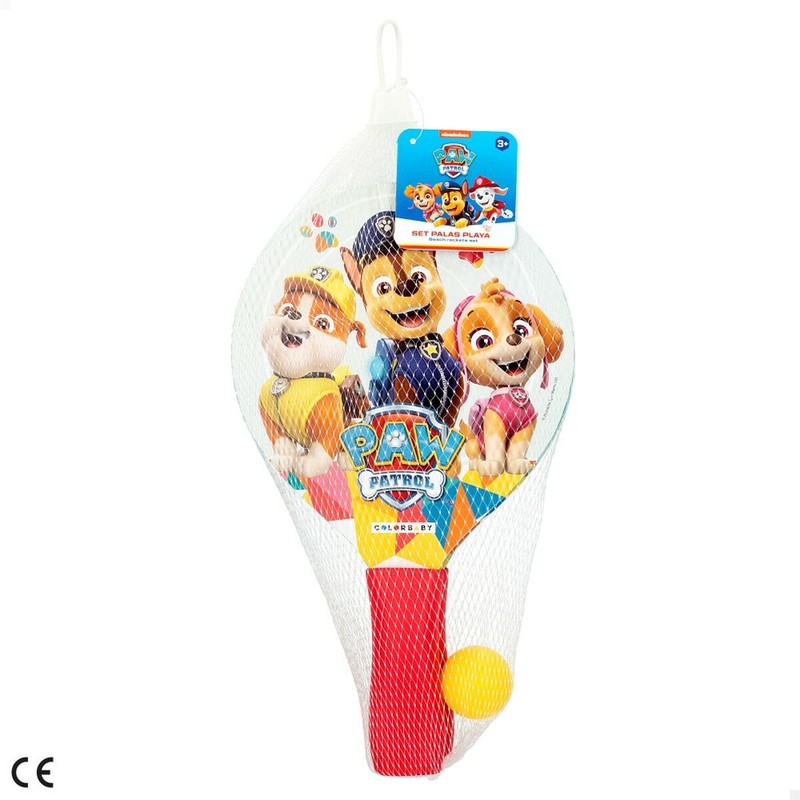 Juguetes Exterior Niños: Palas de Playa Paw Patrol Madera - Pack 12 Sets