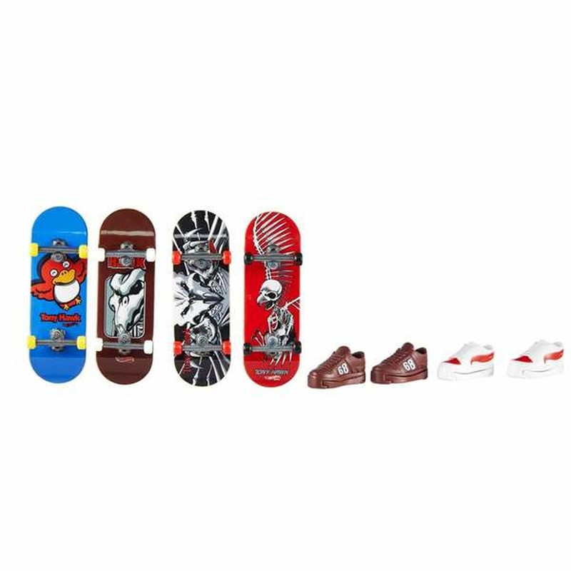 Juguetes Exterior Niños: Monopatín de Dedo Hot Wheels 8 Piezas - Compra online en MegaJuguetes