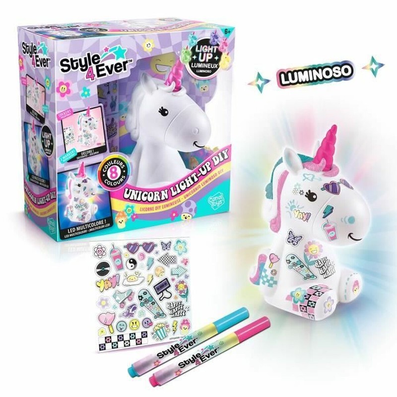 Manualidades Niños: Unicornio Luminoso Interactivo Canal Toys - Compra online en MegaJuguetes