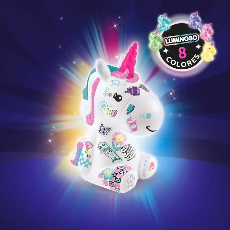 Manualidades Niños: Unicornio Luminoso Interactivo Canal Toys