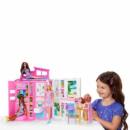 Figuras Acción Niños: Playset Barbie Getaway House con Muñeca
