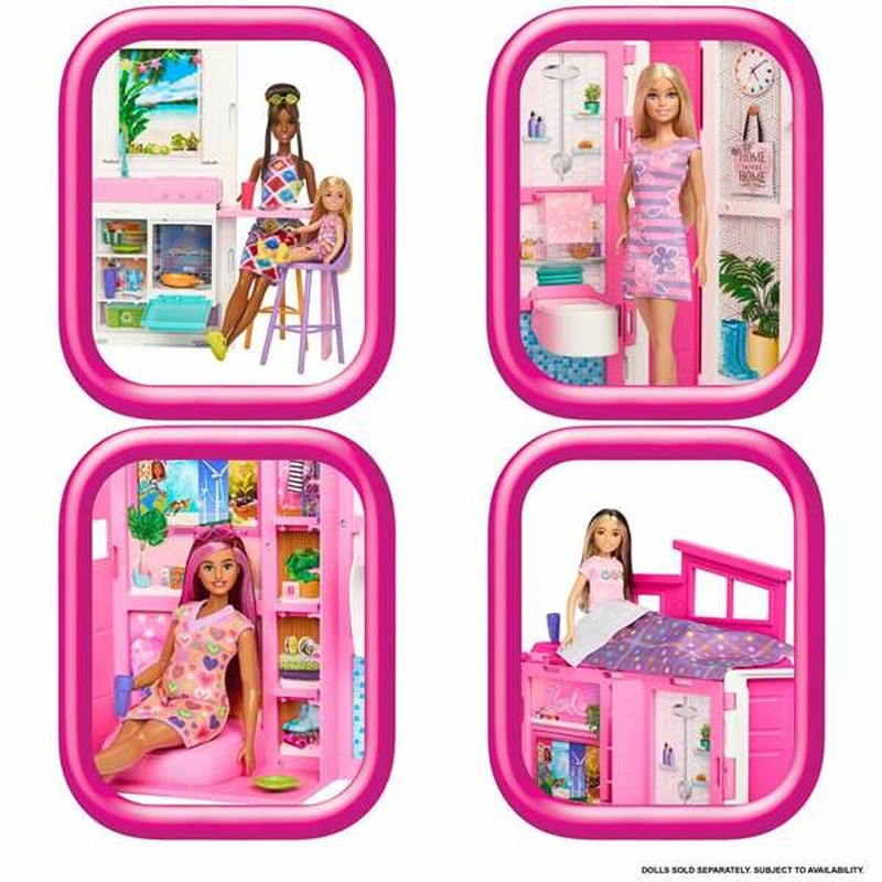Figuras Acción Niños: Playset Barbie Getaway House con Muñeca